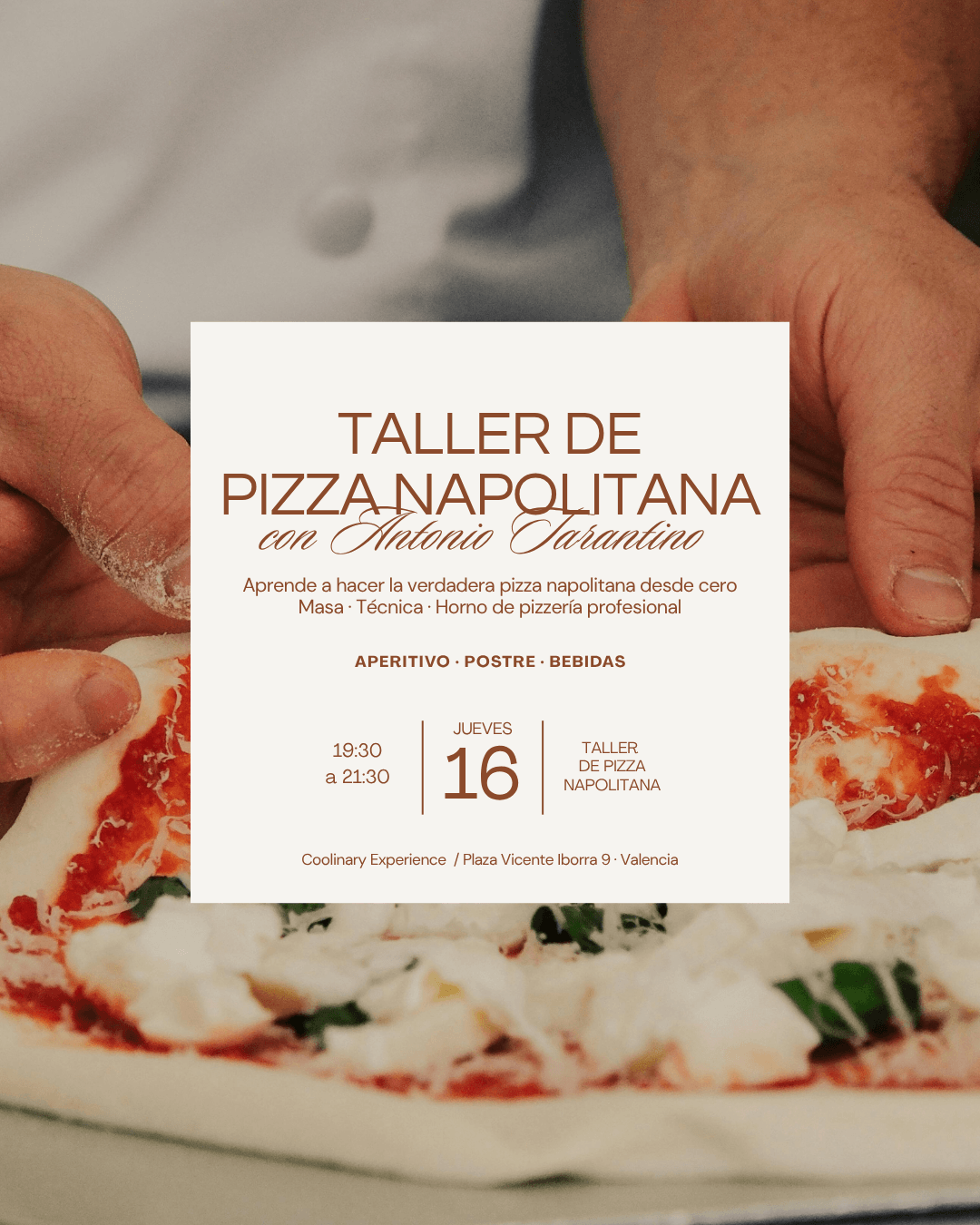 Anuncio de taller — Coolinary Experience